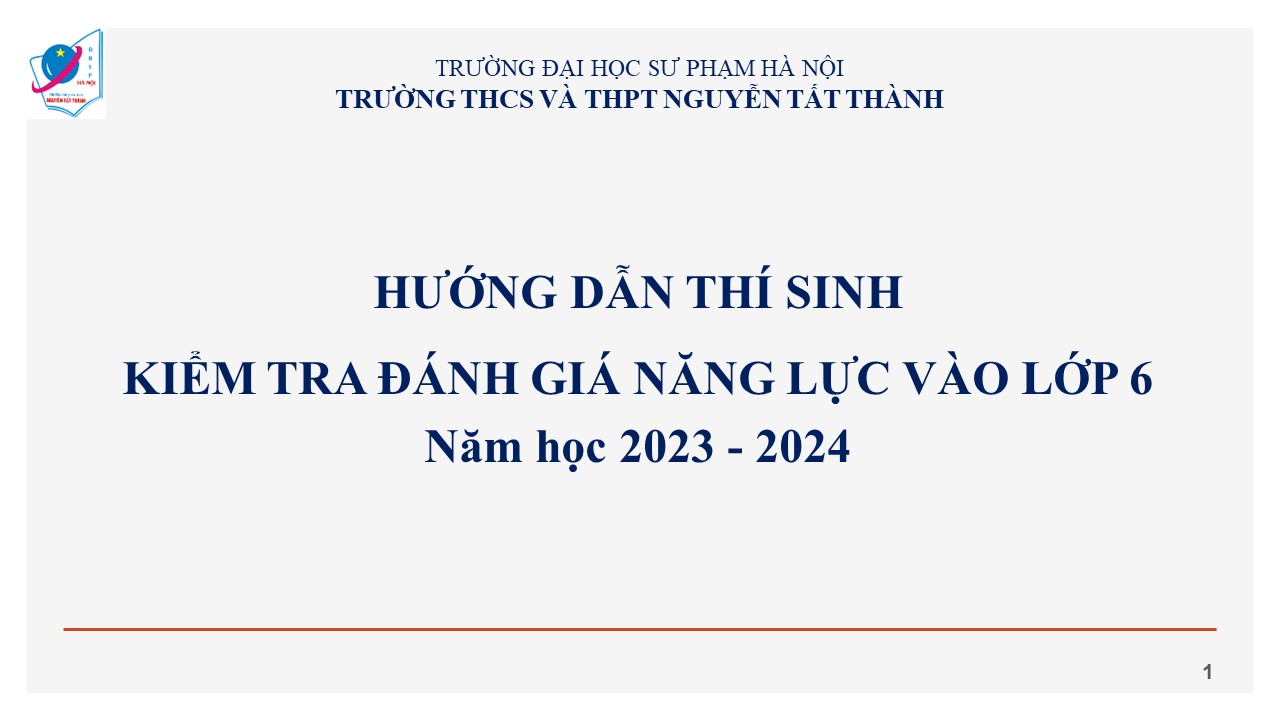 Tra cứu số báo danh và hướng dẫn thí sinh tham dự KTĐGNL vào lớp 6 năm học 2023 - 2024
